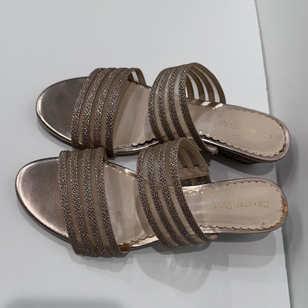Charter Club Gold Sandals